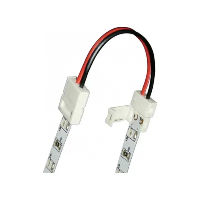 UCX-SS2/A20-NNN WHITE 020 POLYBAG Коннектор для соединения светодиодных лент 2835(3528) между собой, 2 контакта. IP20. Белый