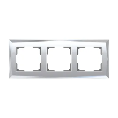 Рамка Werkel W0031220/ Рамка на 3 поста Diamant (зеркальный)