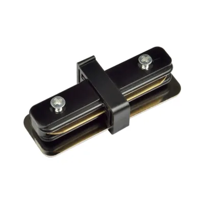 Соединитель для шинопровода Uniel UBX-Q121 K11 BLACK 1 POLYBAG Соединитель для 2-х шинопроводов прямой внутренний 01279