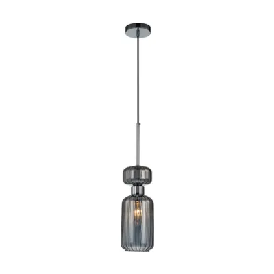 Светильник подвесной Escada Gloss 1141/1S Chrome/Smoke