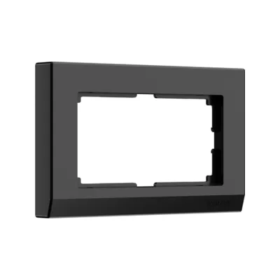 Рамка Werkel W0081808/ Рамка для двойной розетки Stark (черный)