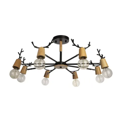 Потолочная люстра Sven Loft It 10024/8 Black