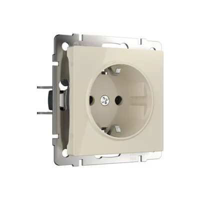 Розетка Werkel W1171003/ Розетка с заземлением (слоновая кость)