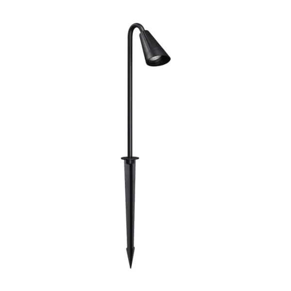 Грунтовый светильник Novotech Bell 371059, черный, GU10 1×35 Вт