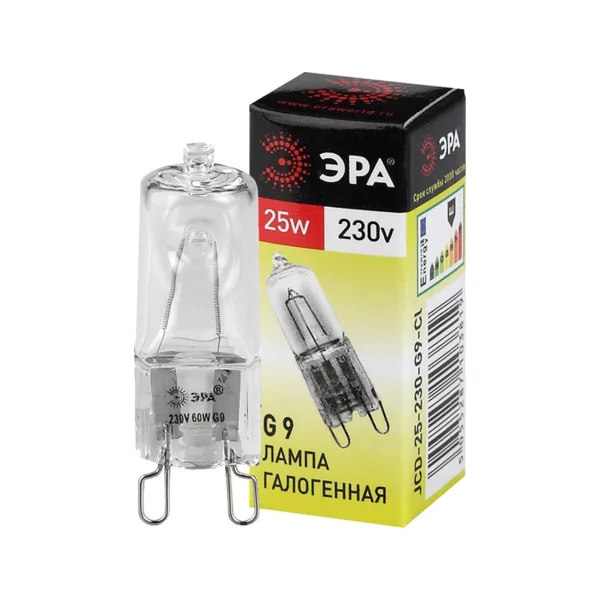 Лампочка галогеновая G9-JCD-25-230V-CL