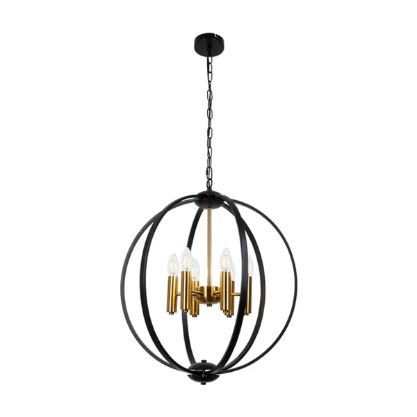 Подвесная люстра Arte Lamp Castula A7013SP-6BK