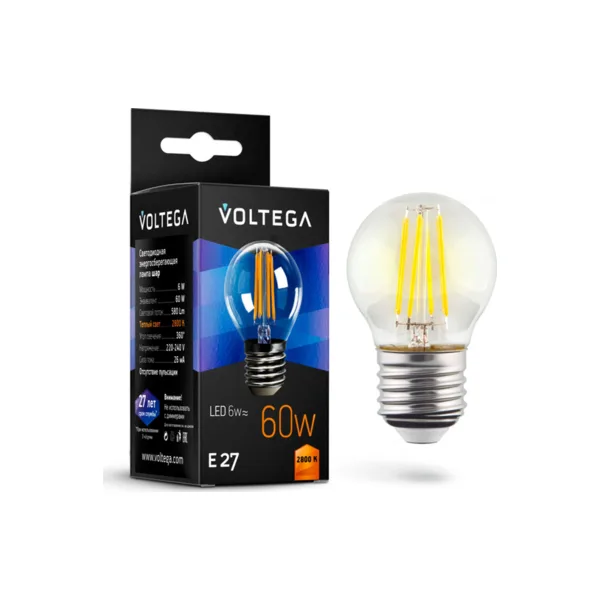 Лампочка светодиодная Globe E27 6W 7023