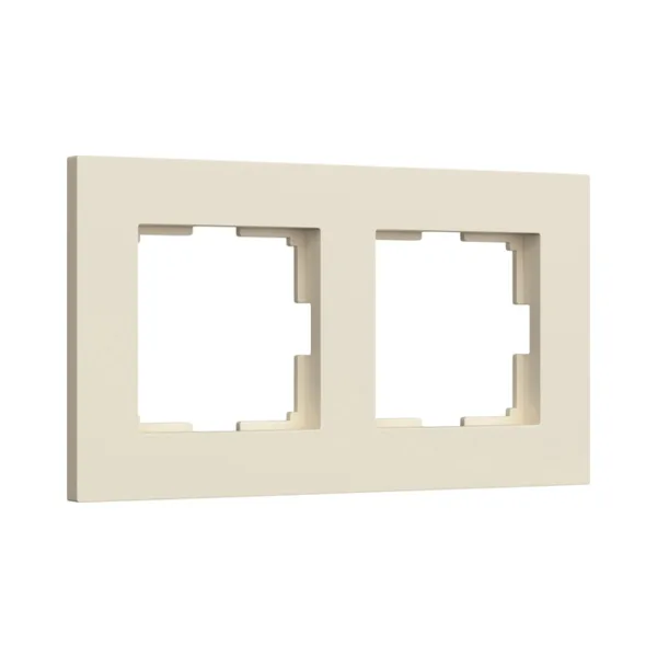 Рамка Werkel Slab айвори софт W0022962/ Рамка на 2 поста Slab (айвори софт)