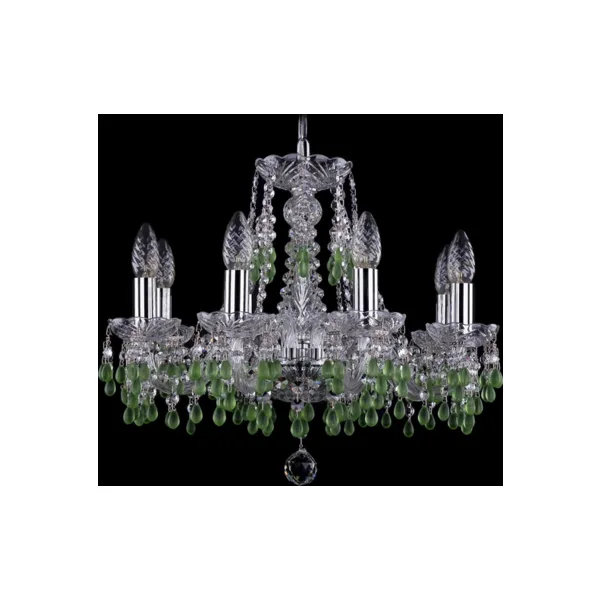 Подвесная люстра Bohemia Ivele Crystal 1410 1410/6/160/Ni/V5001