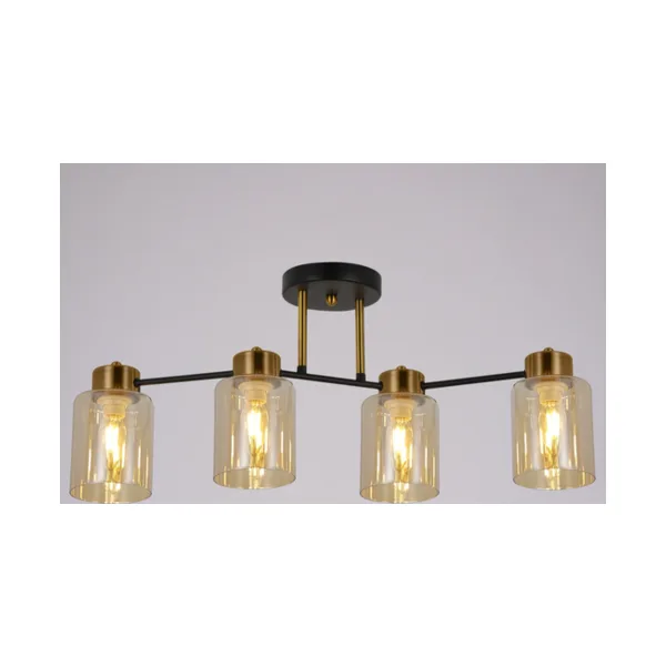 Потолочная люстра ILLUMICO IL6111-4COU-79 BK GD Qui