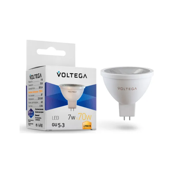 Светодиодная лампочка Sofit GU5.3 Lens Voltega 7258