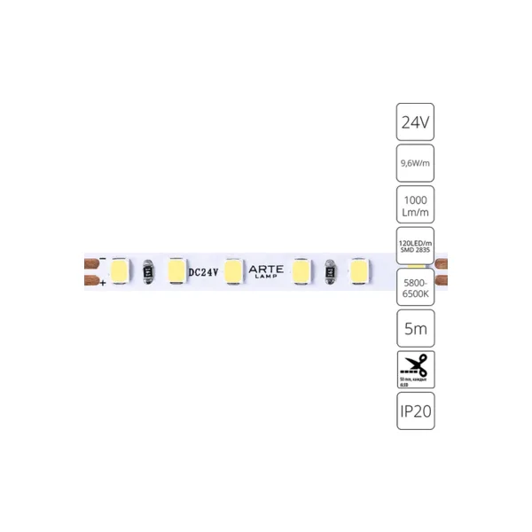 Светодиодная лента Arte Lamp Tape A2412005-03-6K