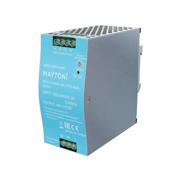 Блок питания PSL015 48В 240Вт IP20 Maytoni Блоки питания 48В 831001