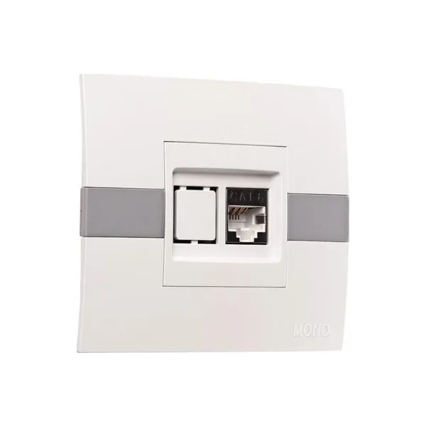 Розетка Ethernet RJ-45 Mono Electric Eco 101-010104-125