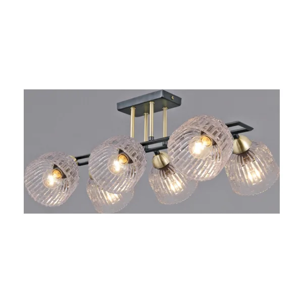 Потолочная люстра ILLUMICO IL0794-6SQ-25BKAB ELITE