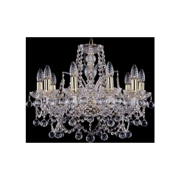 Подвесная люстра Bohemia Ivele Crystal 1411 1411/10/195/G/Balls
