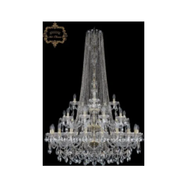 Подвесная хрустальная люстра Art Classic 11.25 11.25.20+10+5.400.3d.h-168.Gd.Sp
