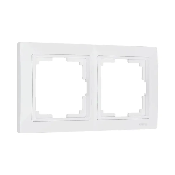 Рамка Werkel W0022001/ Рамка на 2 поста Snabb basic (белый)
