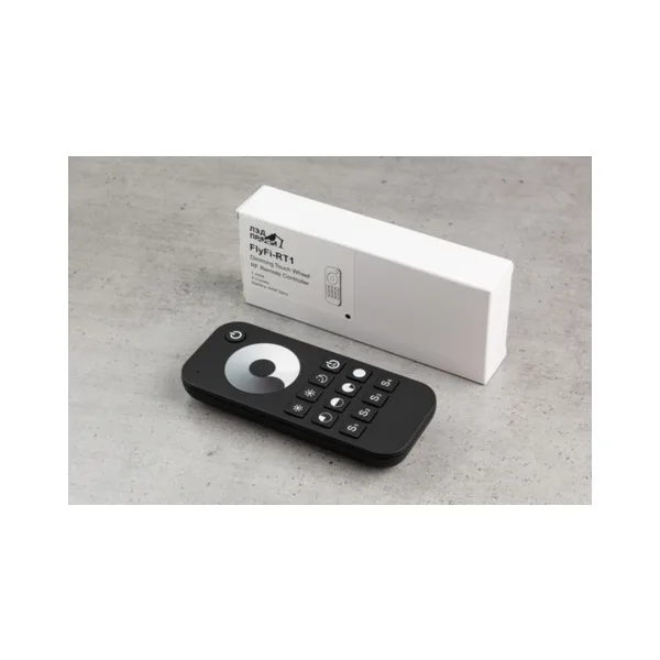 Fly-Fi Пульт RT1 DIM (1 зона, RF 2.4 ГГц, IP20, пластик, гарантия 5 лет) FF-R-RT1
