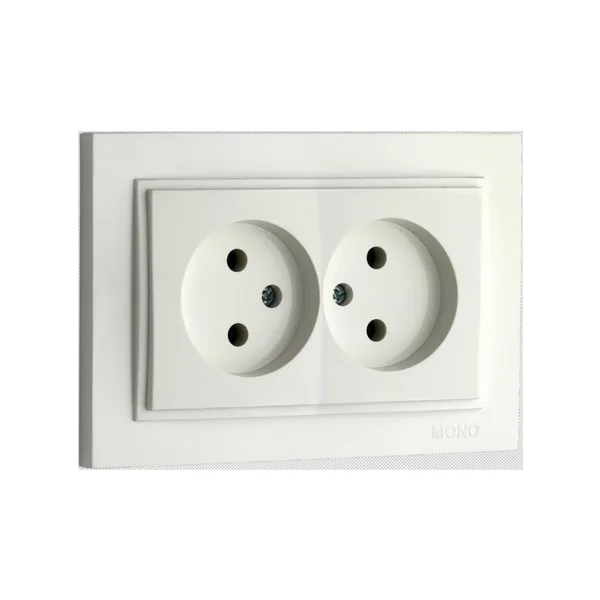 Розетка двойная Mono Electric Despina 102-190005-121