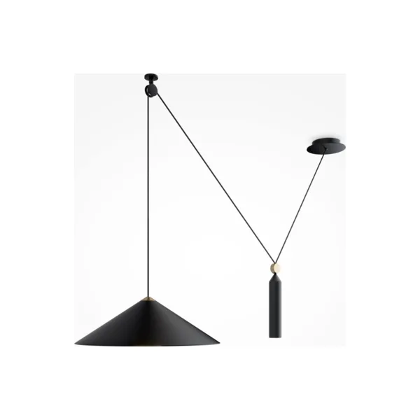 Светильник подвесной Maytoni Peso P080PL-01B