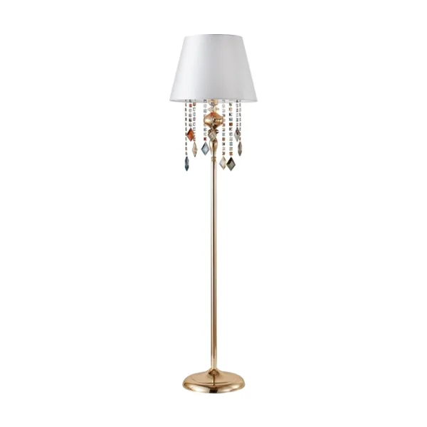 Торшер Crystal Lux MERCEDES PT1 GOLD/COLOR