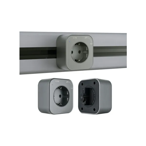 Трековая розетка Arte Milano Am-track-sockets 380022TS/ES Grey
