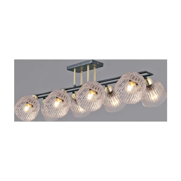 Потолочная люстра ILLUMICO IL0794-8CSQ-25BKAB ELITE