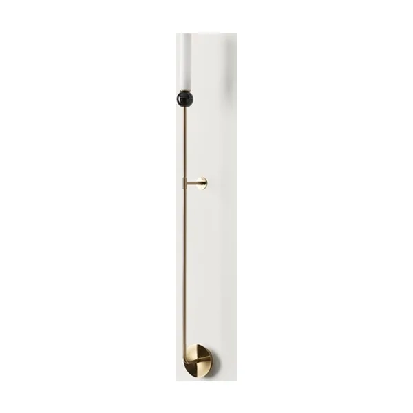 Бра Delie A1224/L Aged gold / Black marble