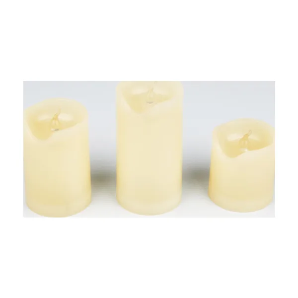 Декоративная свеча Uniel ULD-F060 WARM WHITE CANDLE SET3, IP20, тёплый белый
