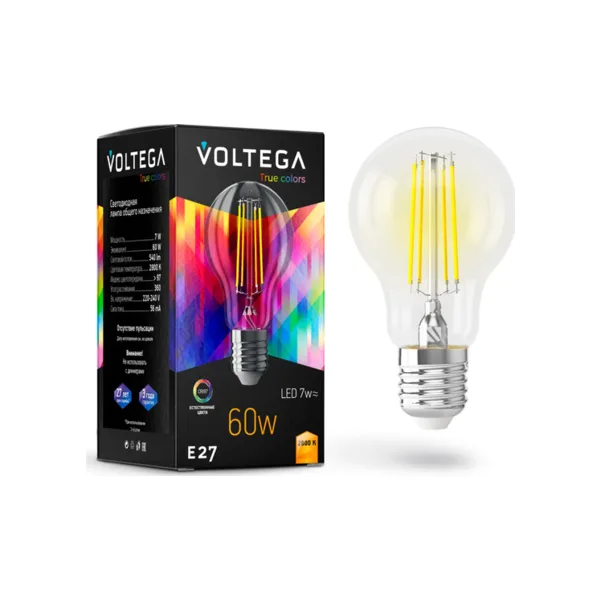 Светодиодная лампочка General purpose bulb E27 7W High CRI Voltega 7154