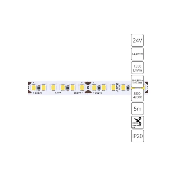 Светодиодная лента Arte Lamp Tape A2418008-02-4K