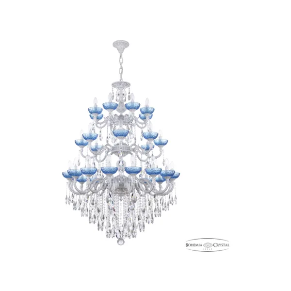 Подвесная люстра Bohemia Ivele Al7801 AL78101/16+8+8/300/3d B WMN P Aquamarine/M-1F