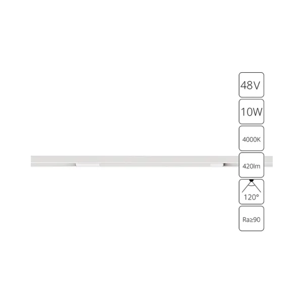 Трековый светильник Arte Lamp Optima A7263PL-1WH