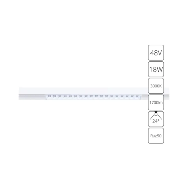 Трековый светильник Arte Lamp Linea A4675PL-1WH