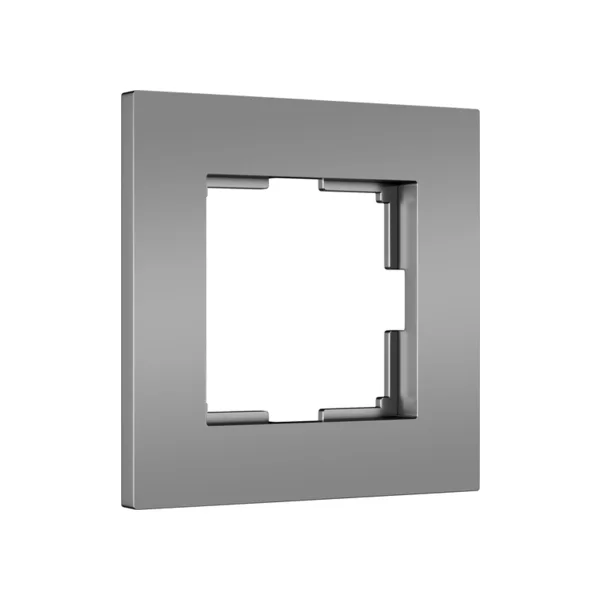 Рамка Werkel Slab серебро софт W0012965/ Рамка на 1 пост Slab (серебро софт)