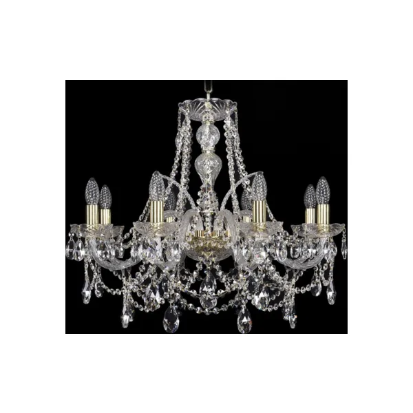 Подвесная люстра Bohemia Ivele Crystal 1411 1411/8/240/G