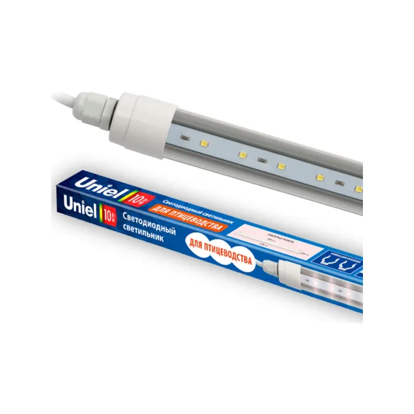 Линейный светильник Uniel ULY-P60-10W/SCEP/K IP65 DC24V WHITE 01695
