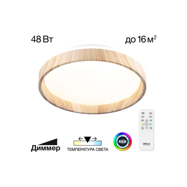 Светильник потолочный Citilux Enzo CL753352G