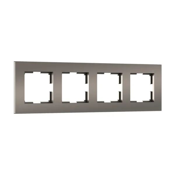 Рамка Werkel Slab бронза софт W0042963/ Рамка на 4 поста Slab (бронза софт)