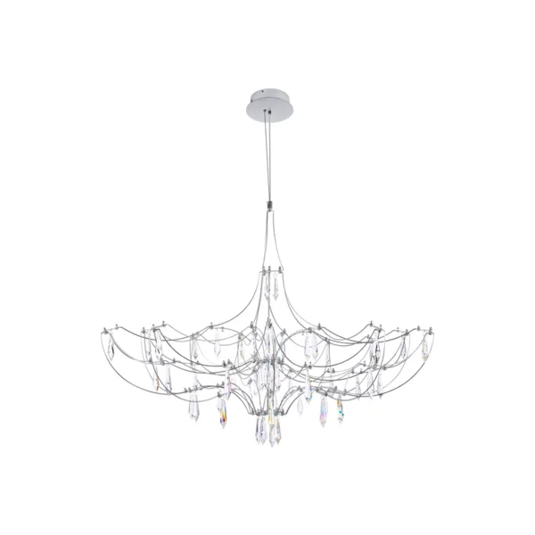 Подвесная люстра Mira 10589/900 Silver Asfour