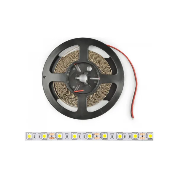 ULS-M22-5050-30LED/m-10mm-IP20-DC12V-7,2W/m-5M-3000K PROFI Гибкая светодиодная лента на самоклеящейся основе. Катушка 5м. в