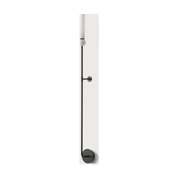 Бра Delie A1224/L Matt black / White marble