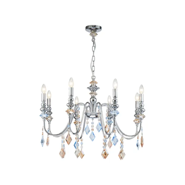 Подвесная люстра Lucia Tucci MAYA MAYA 4450.8 chrome