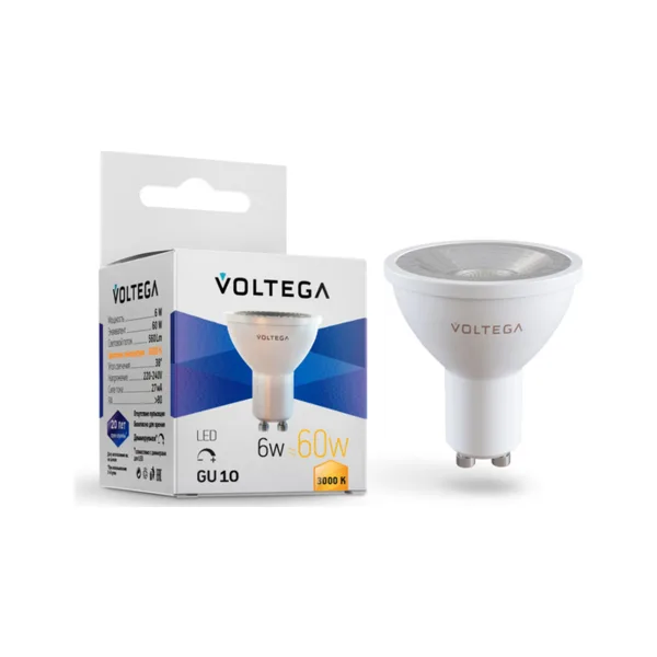 Лампочка светодиодная Sofit dim GU10 Lens 7251