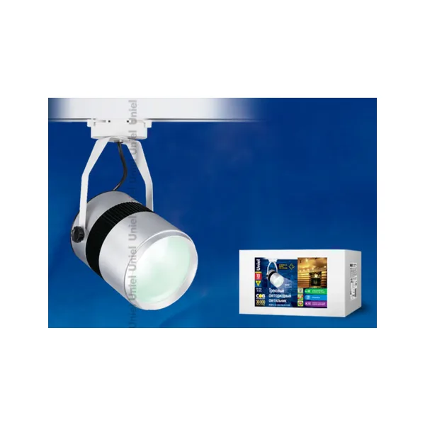 Трековый светильник Uniel ULB-M05A-10W/NW SILVER 08552