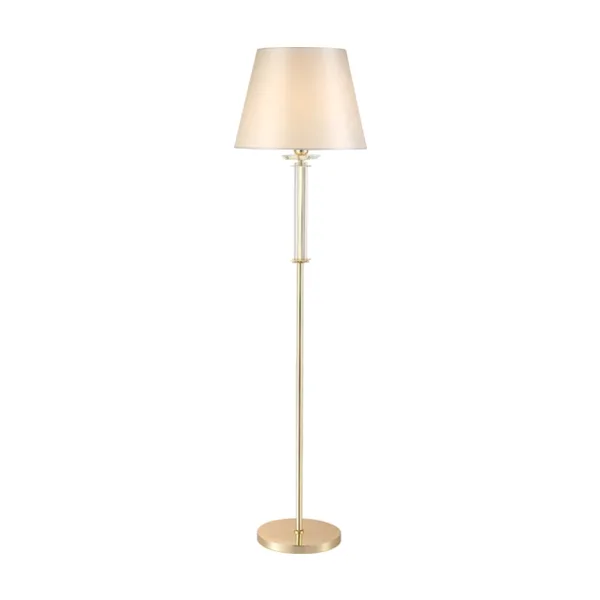 Торшер Crystal Lux NICOLAS PT1 GOLD/WHITE