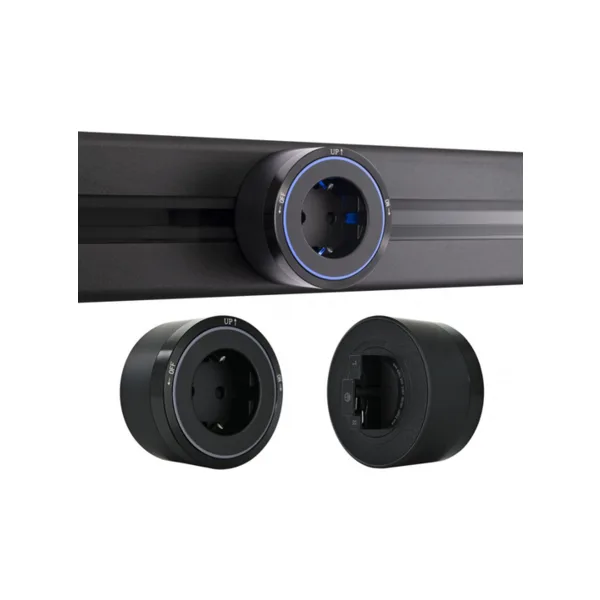 Трековая розетка Arte Milano Am-track-sockets 380066TS LED/ES Black