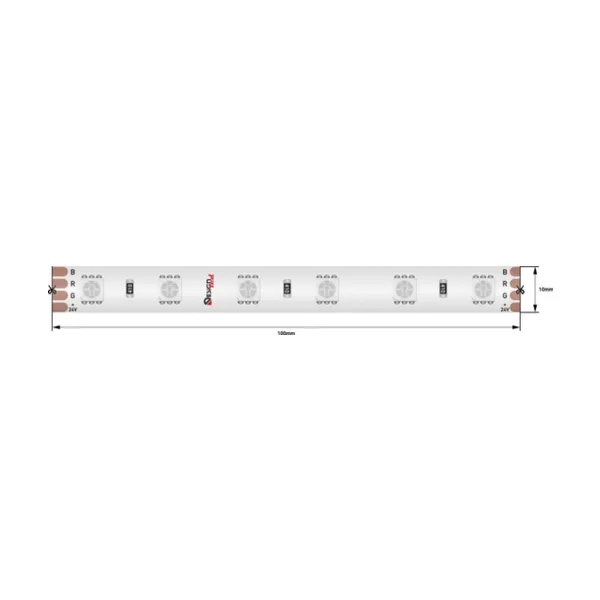 Светодиодная лента DesignLed LUX 5050, 60 шт/м, 14.4 Вт/м, 24 В, IP65, RGB, 5 м DSG560-24-RGB-65