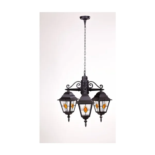 Уличный светильник подвесной QUADRO M lead GLASS 79970MlgY/3 Bl